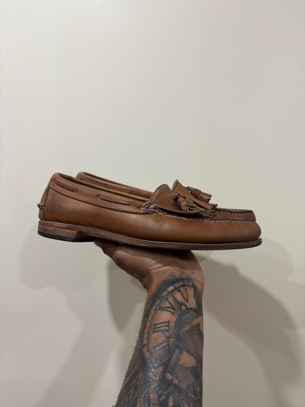 Vintage GH Bass Tassel Loafers